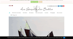 Desktop Screenshot of lagazelledessables.fr